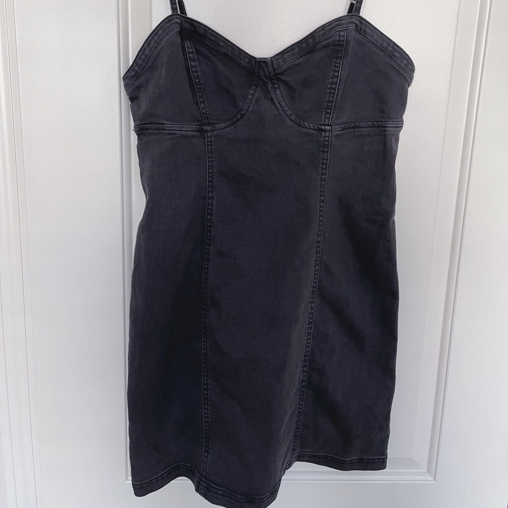 little black *denim dress